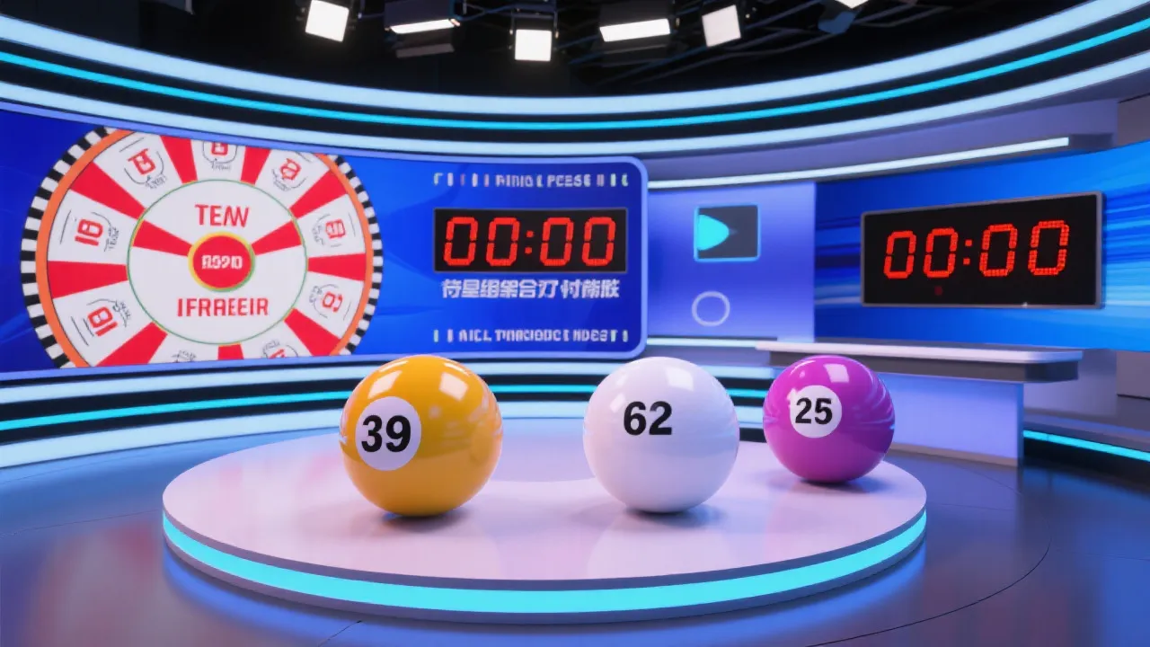 台灣大樂透直播開獎示意畫面