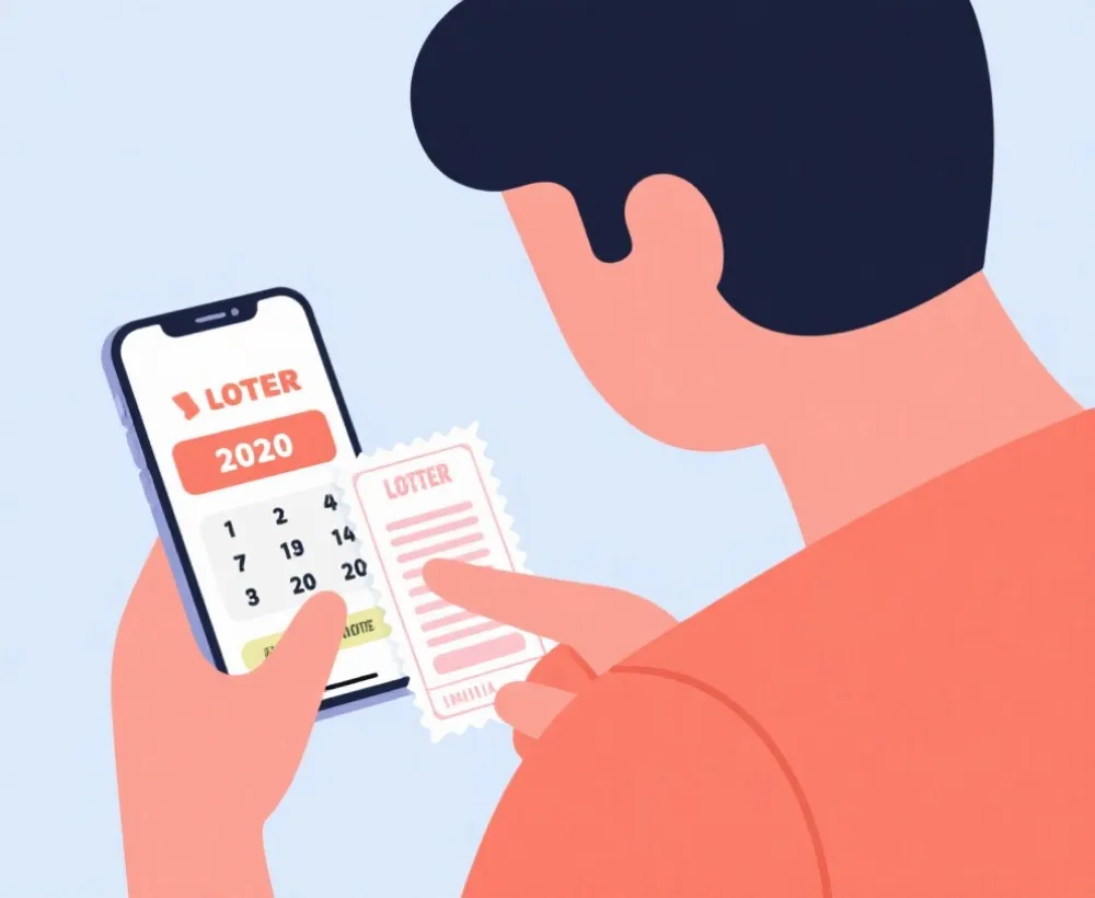 使用手機查詢開獎號碼示意圖